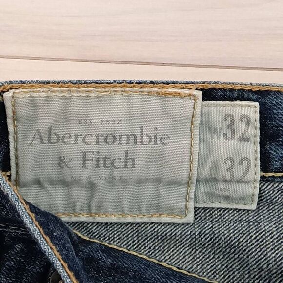 Abercrombie and Fitch Mens  Straight Leg Jeans Blue W32 L32 - Picture 4 of 5